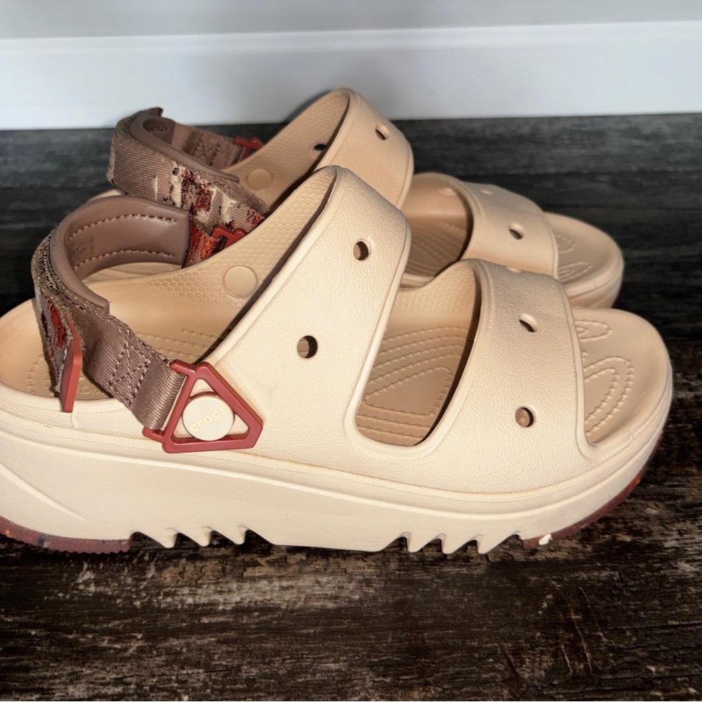SOLD. Croc Platform Hiker